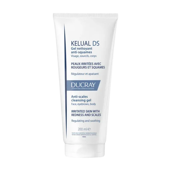 DUCRAY KELUAL DS GEL NETTOYANT ANTISQUAME 200ML