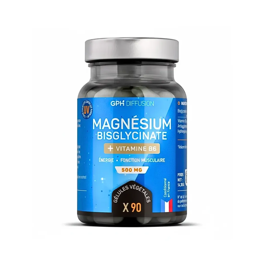 GPH MAGNESIUM BISGLYCINATE + VITAMINE B6 - 90 GELULES
