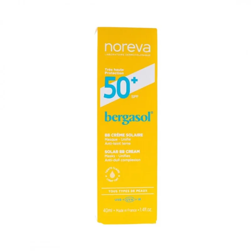 [3571940001893] NOREVA BERGASOL BB CREME SOLAIRE  SPF50+ 40ML