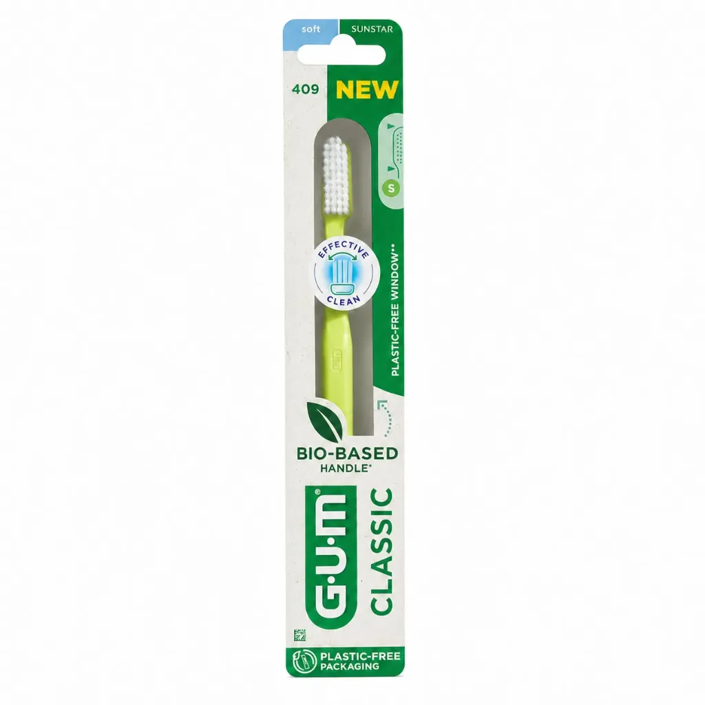 [070942004091] GUM BAD CLASSIC WITH RUBBER TIP SMALL HEAD  SOFT 409