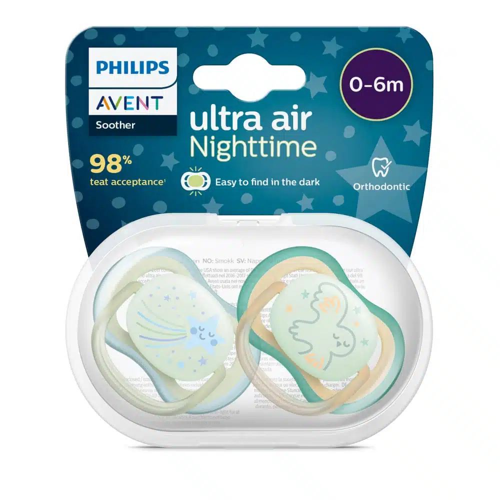 [8720689017503-8720689017497] AVENT SUCETTES ULTRA AIR NIGHT 0-6