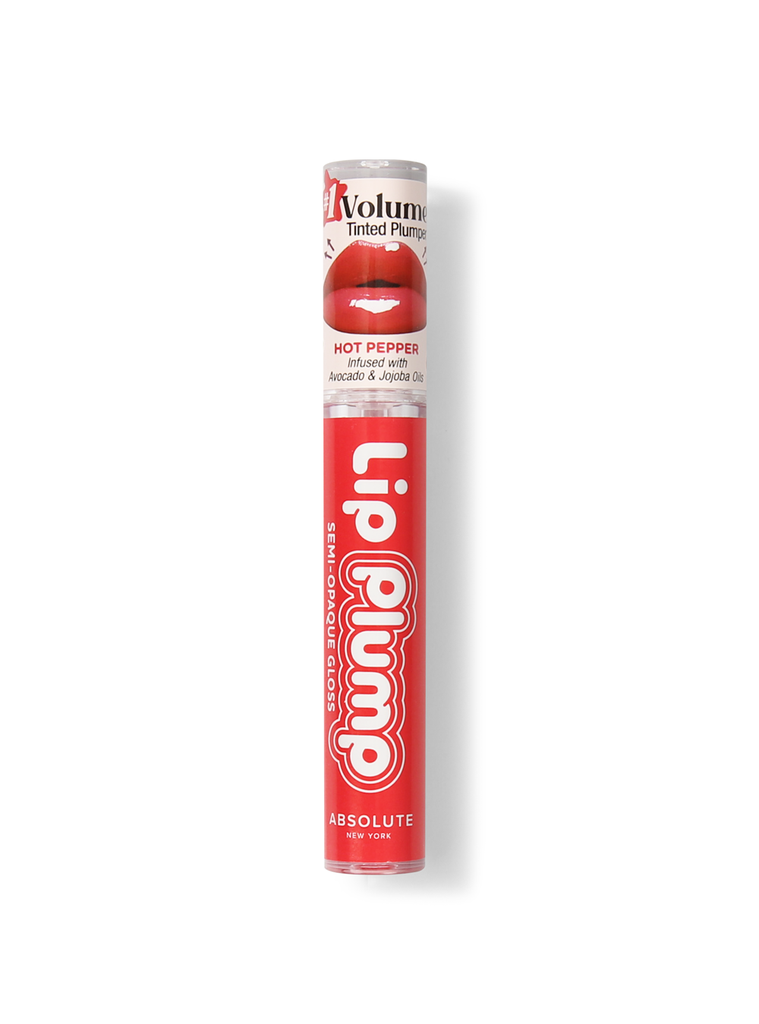 ABSOLUTE NY LIP PLUMP SEMI-OPAQUE GLOSS - HOT PEPPER MLPG05