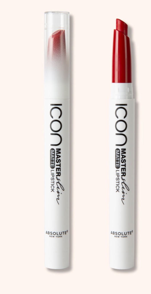 ABSOLUTE NY MASTER SLIM MATTE LIPSTICK - CHERRY RED MLSS17