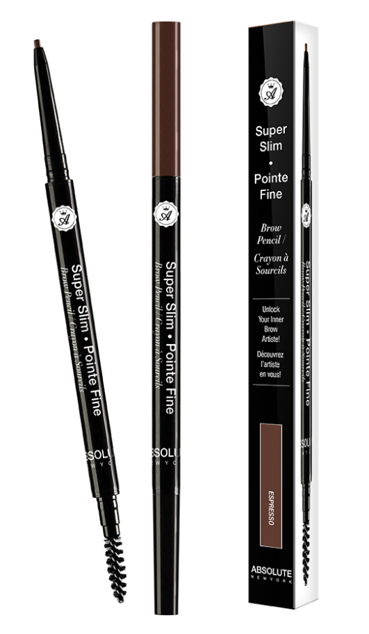 [888432909487] ABSOLUTE NY SUPER SLIM BROW PENCIL - PECAN SSEB03