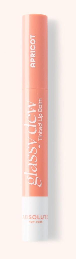 ABSOLUTE NY GLASSY DEW TINTED LIP BALM - APRICOT MLGD04
