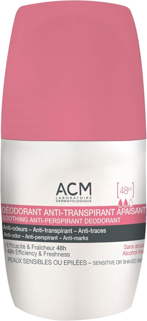 ACM DEODORANT ANTI-TRANSPIRANT APAISANT 48H 50ML