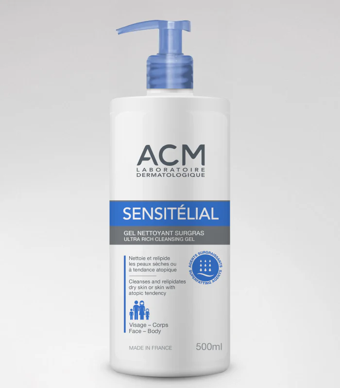 ACM SENSITELIAL GEL NETTOYANT SURGRAS 500ML