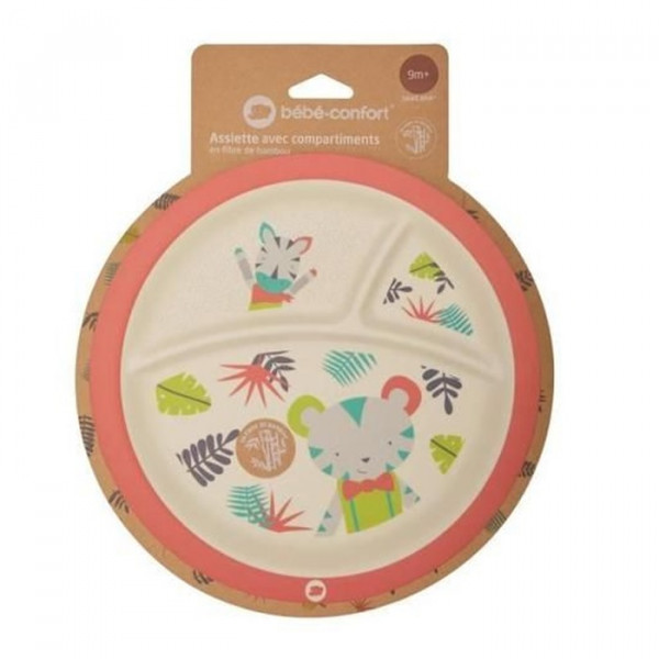 BEBE CONFORT ASSIETTE AVEC COMPARTIMENTS BAMBOU JUNGLE 9M+