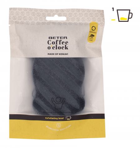 BETER EPONGE DE KONJAC POUR LES CORPS COFFEE O'CLOCK