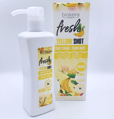 BIOKERA NATURE FRESH YELLOW SHOT CURLY CREAM 300ML