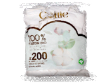 BIO LIFE COTTIE COTON PADS BIO 8X10CM 200U