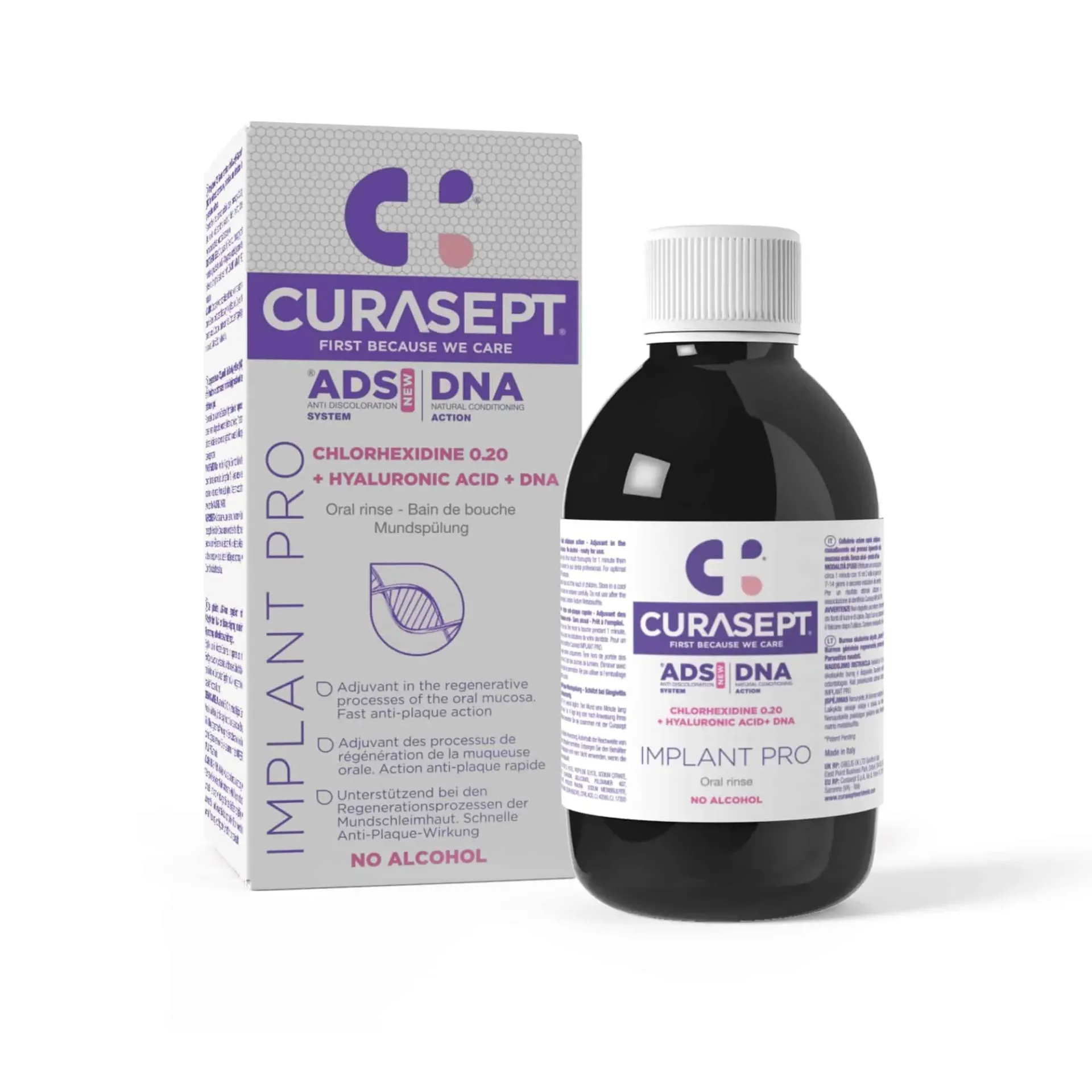 CURASEPT BAIN DE BOUCHE ADS DNA IMPLANT PRO 200ML
