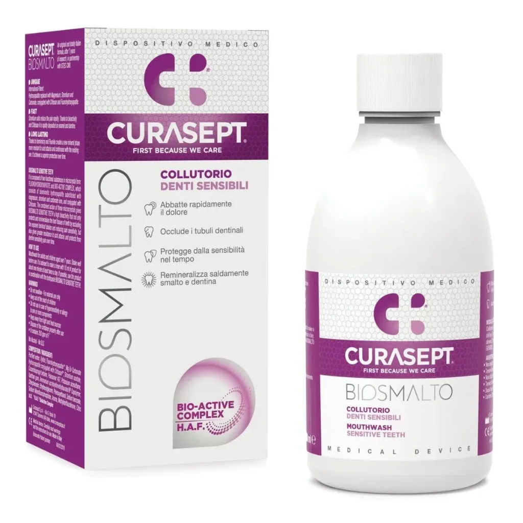 CURASEPT BAIN DE BOUCHE BIOSMALTO DENTS SENSIBLES 300ML
