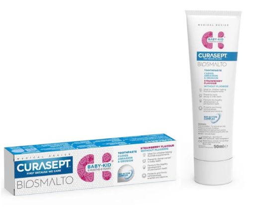 CURASEPT DENTIFRICE BIOSMALTO BEBE ENFANT 6M-6A 50ML