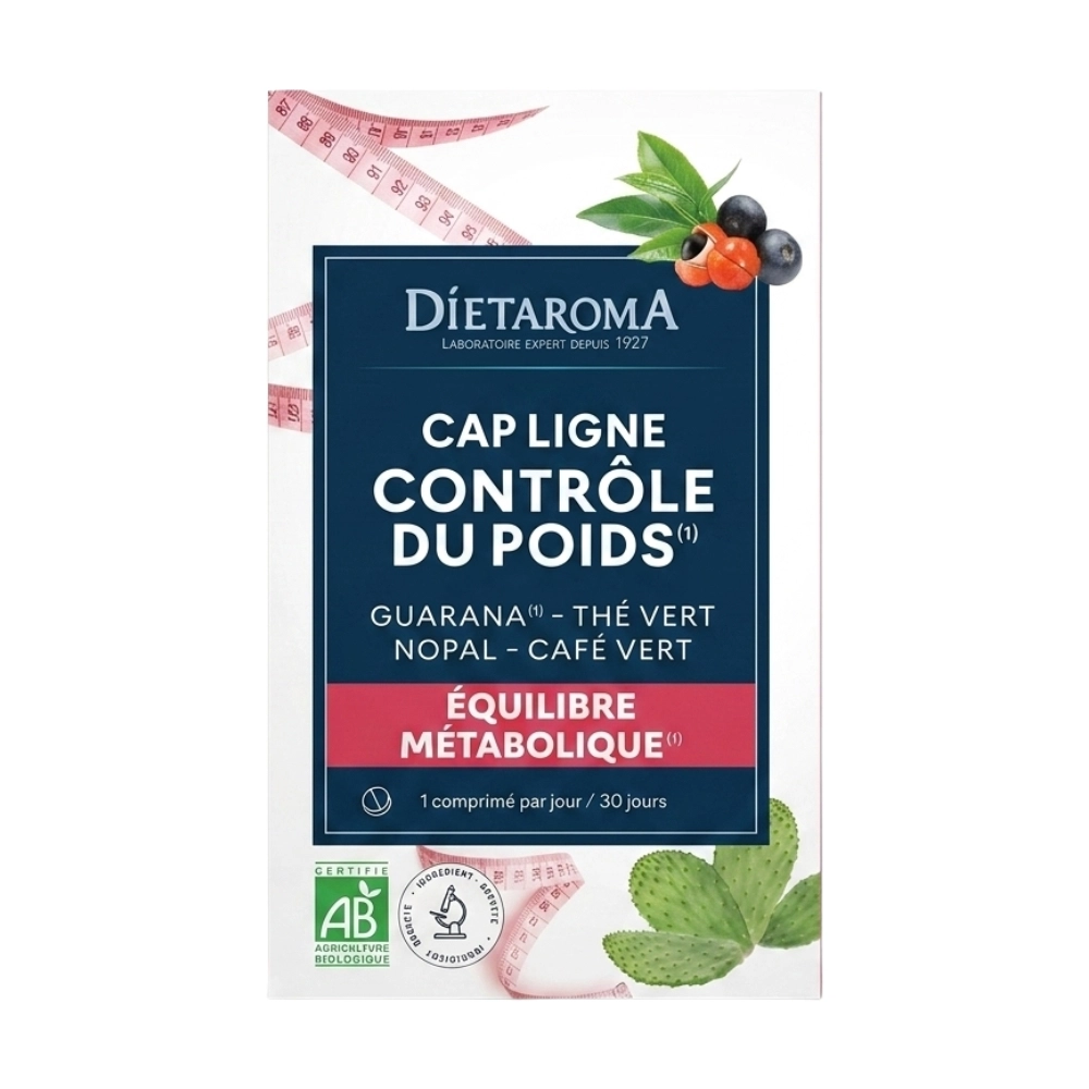 DIETAROMA CAP LIGNE CONTROLE DU POIDS BIO - 30 COMPRIMES