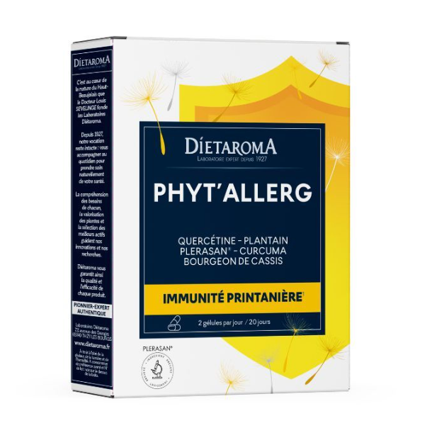 DIETAROMA PHYT'ALLERG - IMMUNITE PRINTANIERE - 40 GELULES