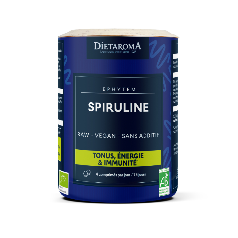 DIETAROMA SPIRULINE BIO - TONUS, ENERGIE ET IMMUNITÉ - 300 COMPRIMES