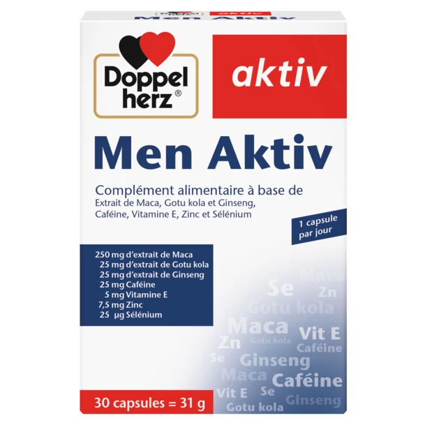 DOPPELHERZ AKTIV MEN AKTIV - 30 CAPSULES