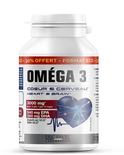ERIC FAVRE OMEGA 3 FORMAT ECONOMIQUE - 120 CAPSULES