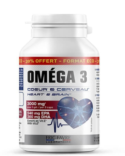 ERIC FAVRE OMEGA 3 FORMAT ECONOMIQUE - 120 CAPSULES
