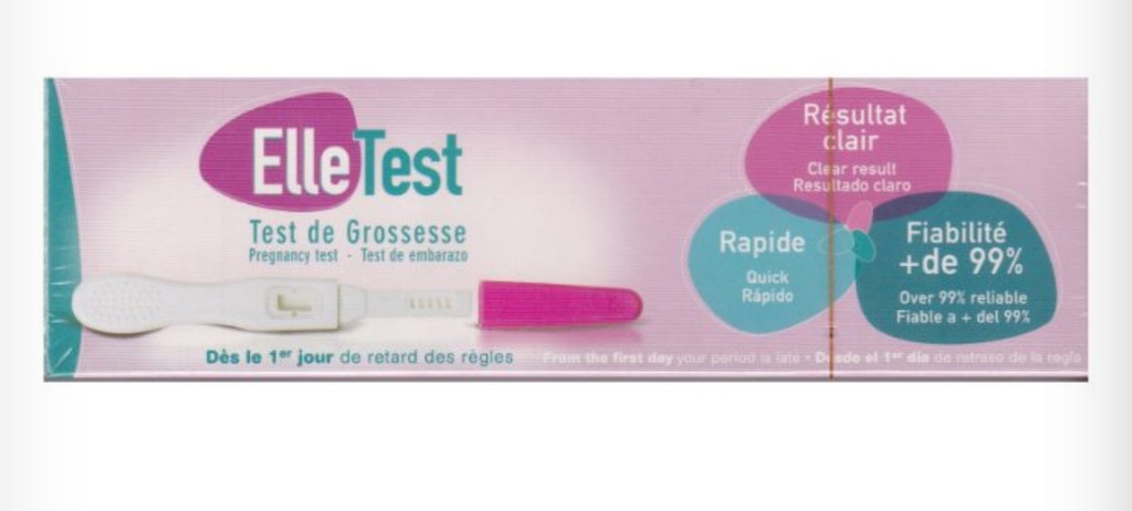 GILBERT ELLE TEST DE GROSSESSE