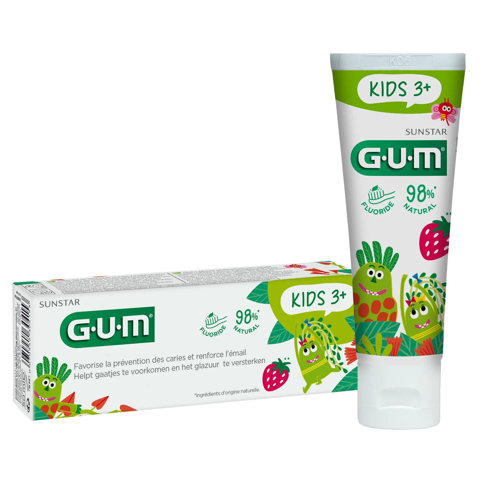 GUM DENTIFRICE KIDS 3+ 50ML 3000