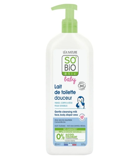 LEA NATURE SO BIO BABY LAIT DE TOILETTE DOUCEUR 500ML