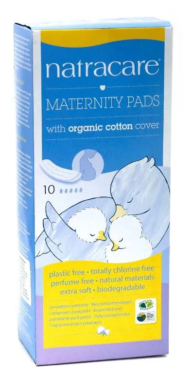 NATRACARE SERVIETTE MATERNITE 10 UNITES