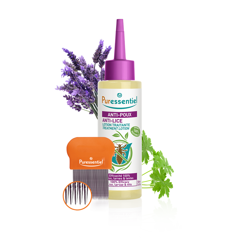 PURESSENTIEL ANTI-POUX LOTION TRAITANTE 100ML + PEIGNE