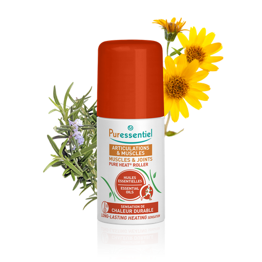 PURESSENTIEL ARTICULATIONS ET MUSCLES PURE HEAT ROLLER 75ML