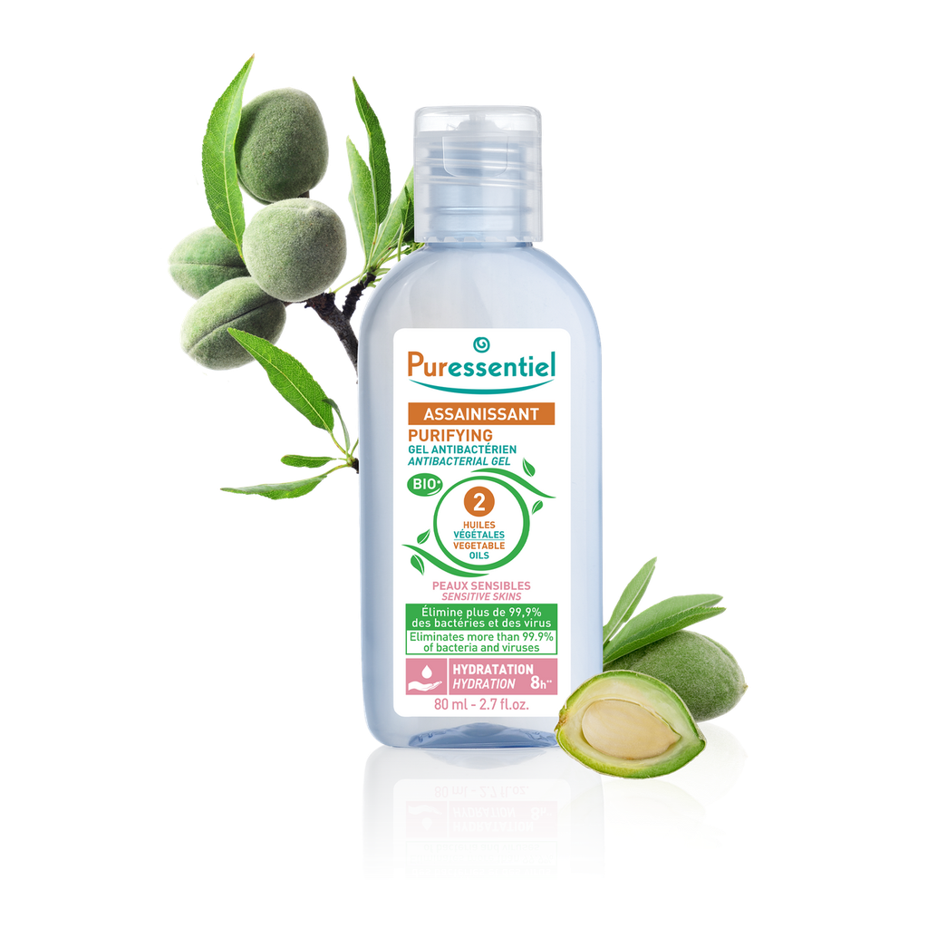 PURESSENTIEL ASSAINISSANT GEL ANTI-BACTERIEN PEAUX SENSIBLES 80ML