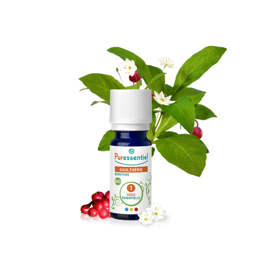PURESSENTIEL HUILE ESSENTIELLE GAULTHERIE BIO 10ML