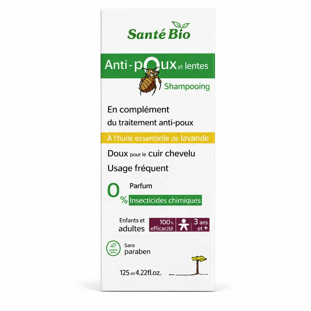 SANTE BIO SHAMPOOING ANTI-POUX 250ML