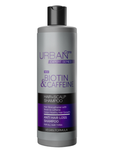 URBAN CARE EXPERT BIOTIN ET CAFFEINE HAIR+SCALP  ANTI-HAIRFALL SHAMPOO 350ML