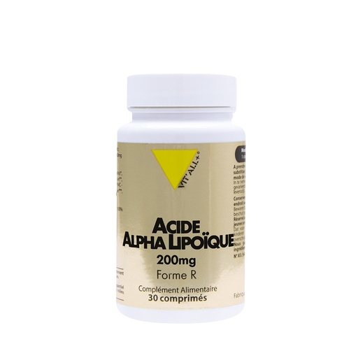 VITALL+ ACIDE ALPHA LIPOIQUE 200MG - 30 COMPRIMES