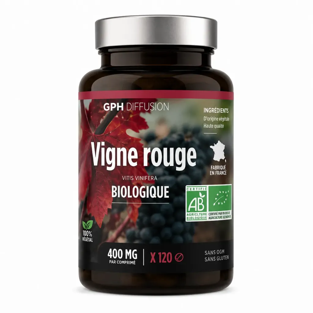 GPH VIGNE ROUGE BIO 400MG - 120 COMPRIMES