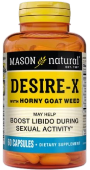 MASON NATURAL DESIRE-X WITH HORNY GOAT WEED 60 CAPSULES
