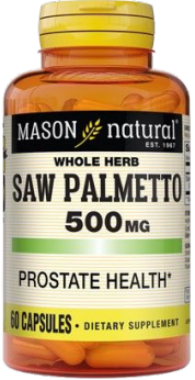 MASON NATURAL SAW PALMETTO 500MG 60 CAPSULES