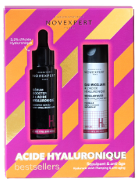 NOVEXPERT COFFRET BEST SELLER SERUM BOOSTER HA 30ML + EAU MICELLAIRE HA 50ML OFFERTE