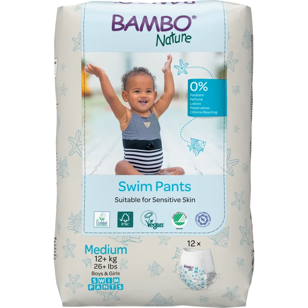 BIO LIFE BAMBO NATURE SWIM PANTS M 12KG+  12U