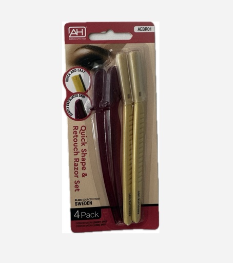 ABSOLUTE NY AH QUICK SHAPE & RETOUCH RAZOR SET AEBR01