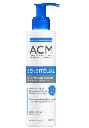 ACM SENSITELIAL GEL NETTOYANT SURGRAS 200ML
